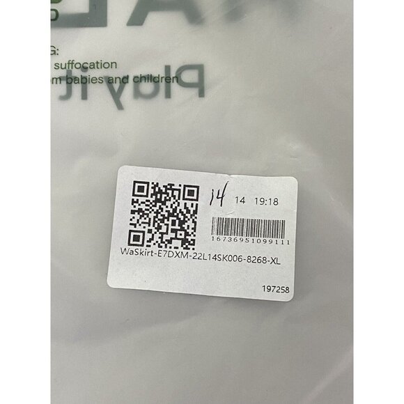 HALARA Woman's High Waisted 2-in-1 Side Pocket Pleated Golf Skirt Slate SZ XL‎ - Picture 8 of 8